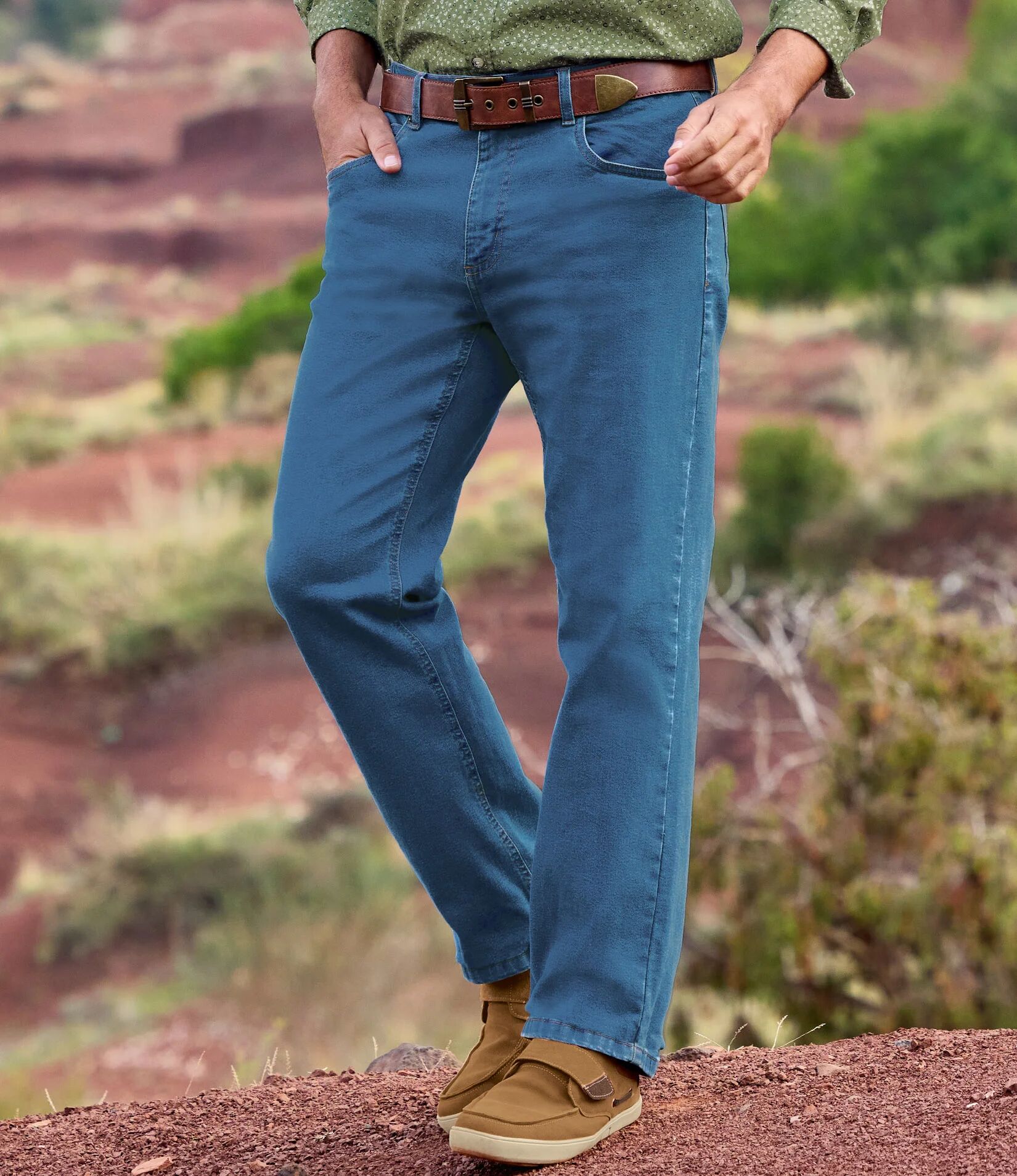 Kék férfi farmer