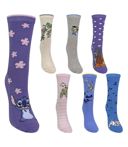 12 Day Disney Classics Christmas Advent Calendar Ladies Novelty Socks Gift Set