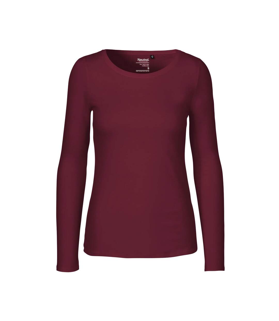 T-shirt Femme Bordeaux Neutral-1