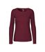 T-shirt Femme Bordeaux Neutral-1