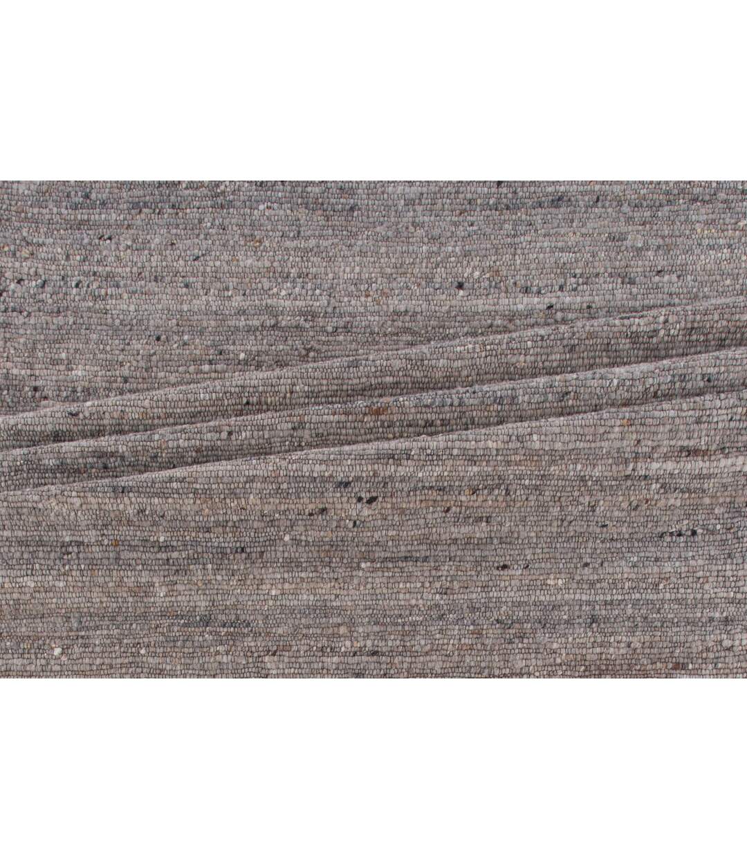 Tapis Déco en Laine Loump 200x300cm Gris & Beige-5