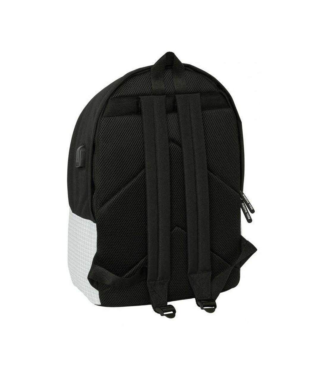 Logo Backpack One Size White Black Real Madrid CF-2
