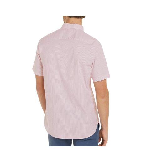 Chemise Manches Courtes Rose/Blanche Homme Tommy Hilfiger MW0MW36139 - L