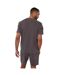 Mens Embroidered Flower Regular T-shirt Slate Threadbare-2