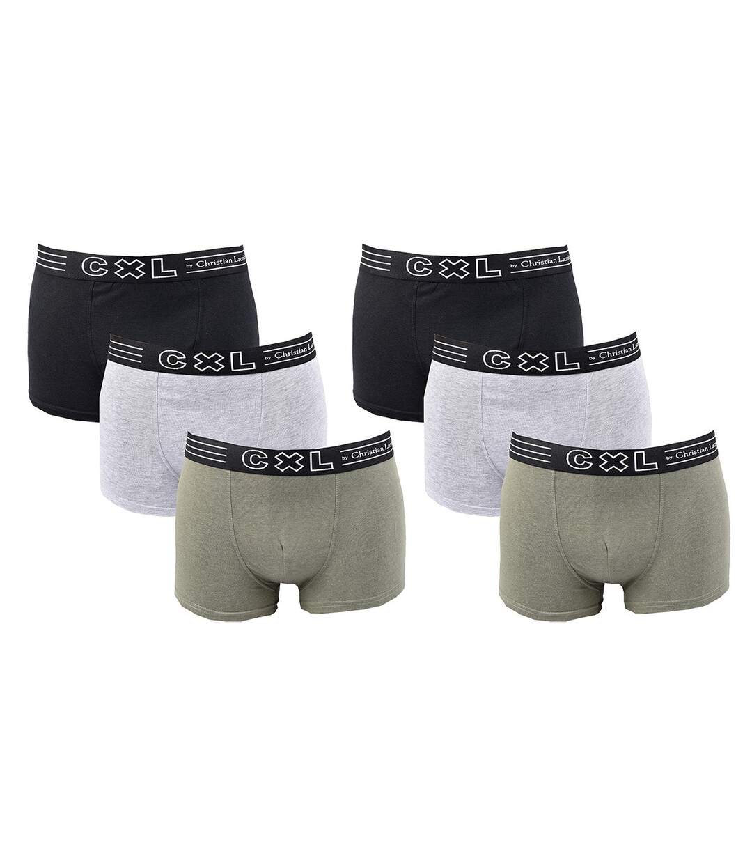 Boxer CXL By LACROIX X6 Pack de 6 Boxers CXL2260-2