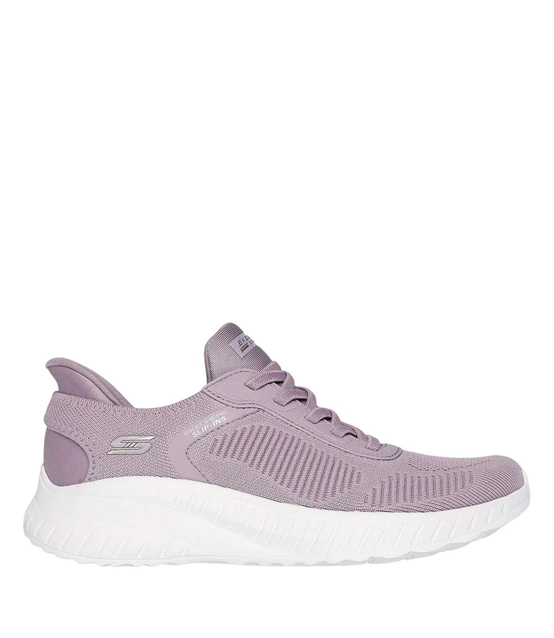 Baskets Bobs Squad Chaos Current Muse Femme Lavande Skechers-3