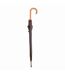 Parapluie Droit Motif/style Poignée En Bois Tango 89 Cm X 103 Cm Marron Foncé L-Merch-3