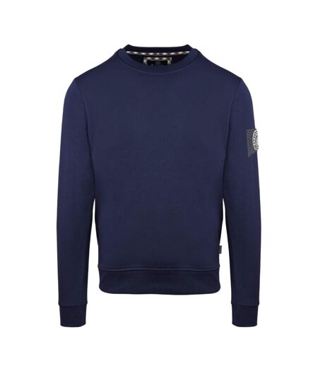 Sweat Motif/style Écusson Homme Bleu Marine Aquascutum