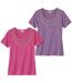 Lot de 2 Tee-Shirts Imprimé-1