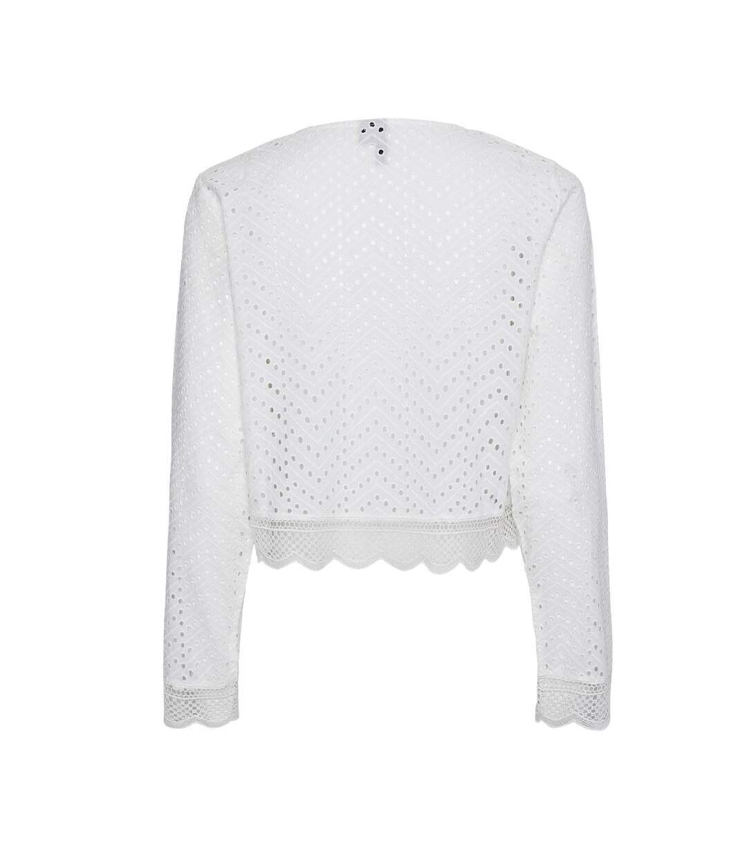 Blouse blanche femme pieces narisma-2
