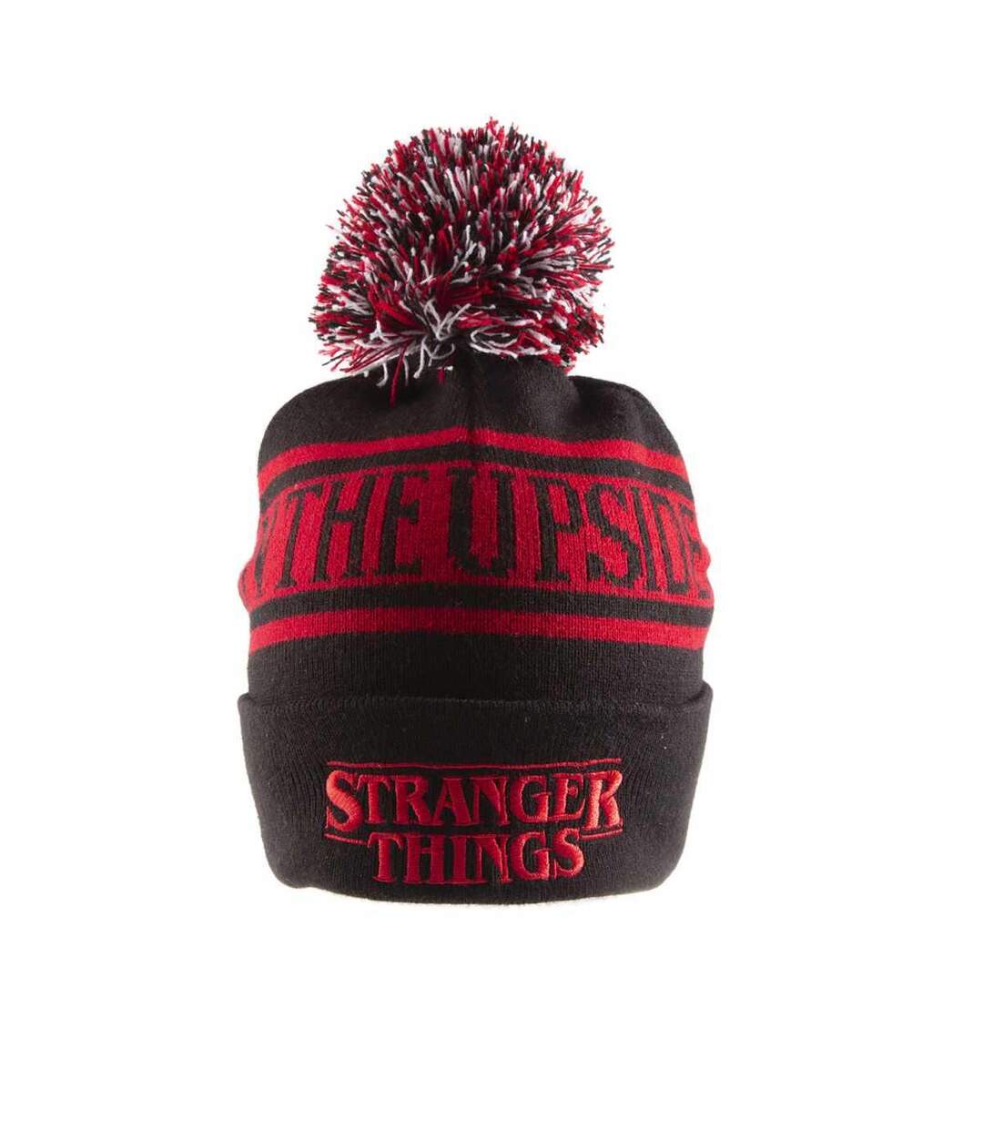 Bonnet the upside down noir / rouge Stranger Things-1