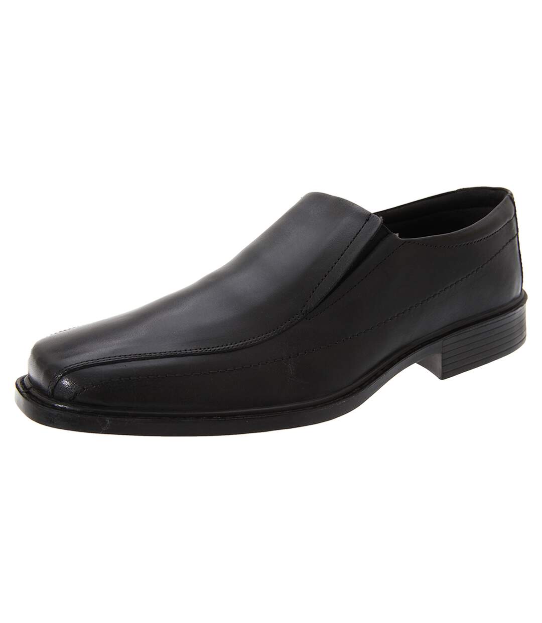 Roamers Mens Superlite Twin Gusset Leather Shoes (Black) - UTDF117-2