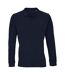 SOLS Unisex Adult Planet Piqué Long-Sleeved Polo Shirt (French Navy)