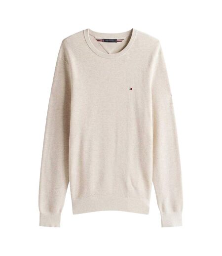 Sweat Homme Beige Avoine Tommy Hilfiger