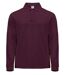 Polo manches longues - Homme - JK215 - rouge bordeaux