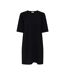 Robe droite noir femme jdy life button-1