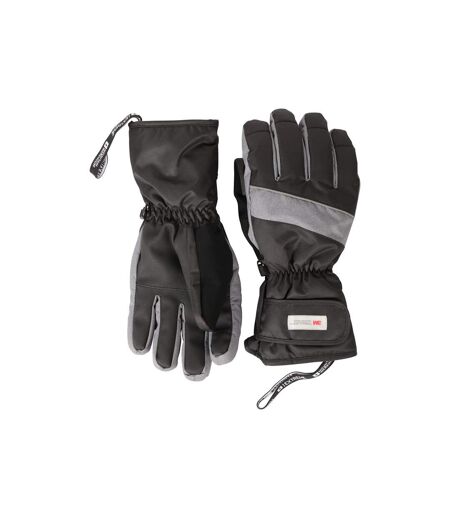 Mountain Warehouse Mens Thinsulate Ski Gloves (Gray/Black)