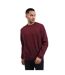 Mens Brushed Back Sweatshirt Red Lyle & Scott-1