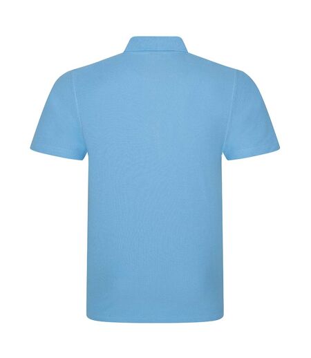 PRO RTX Mens Pro Pique Polo Shirt (Sky Blue)