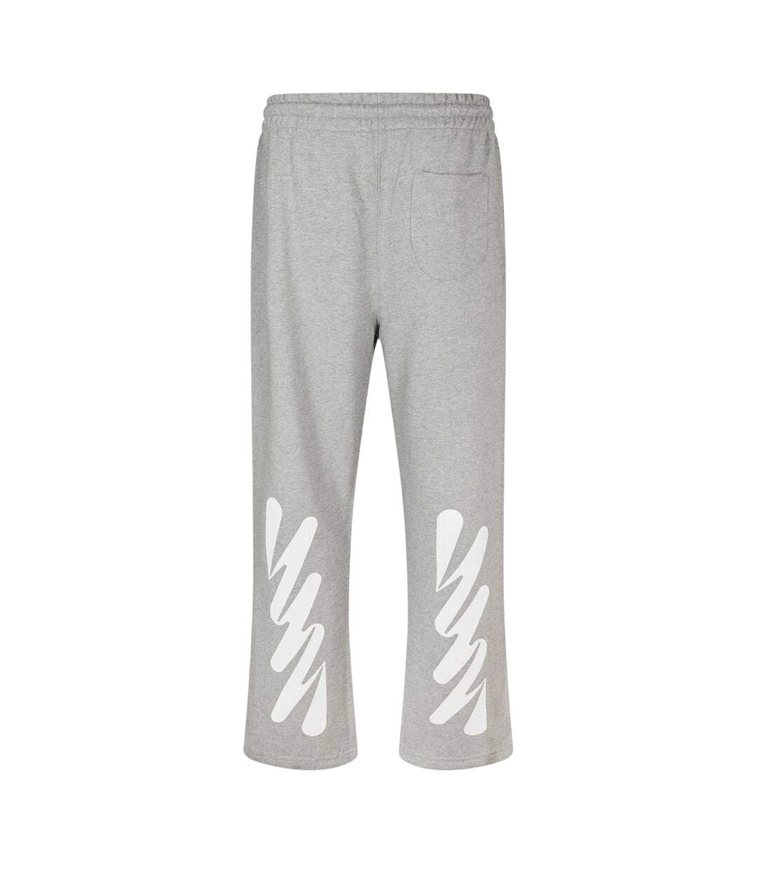 Off-white Pantalon De Jogging Slim En Mélange De Coton Pour Homme Gris Clair Off White-3