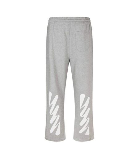 Off-white Pantalon De Jogging Slim En Mélange De Coton Pour Homme Gris Clair Off White
