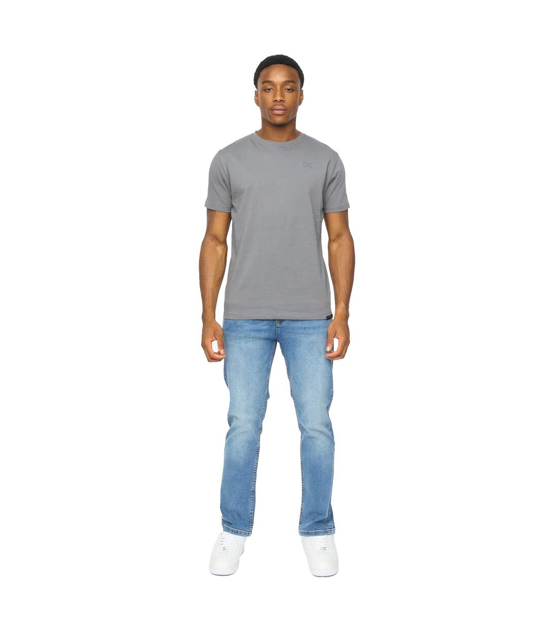 T-shirt Trimlines Homme Pétrole Duck And Cover-4