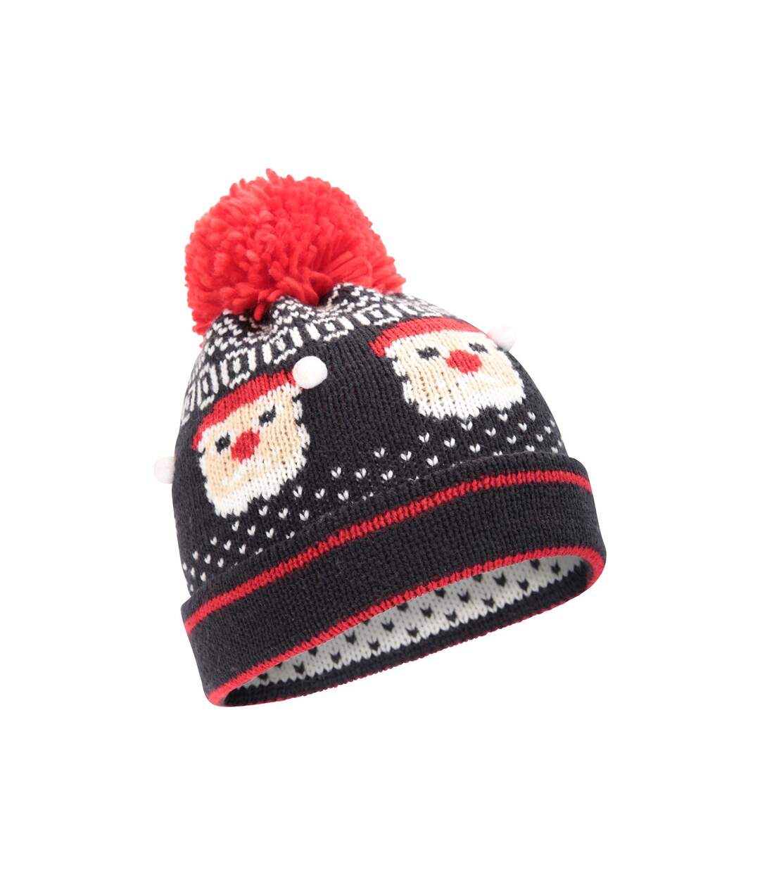 Bonnet homme bleu marine / rouge Mountain Warehouse-2