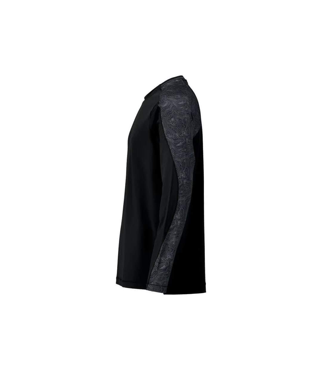 T-shirt Manches Longues Customised Homme Noir Mascot-2