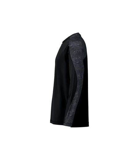 T-shirt Manches Longues Customised Homme Noir Mascot