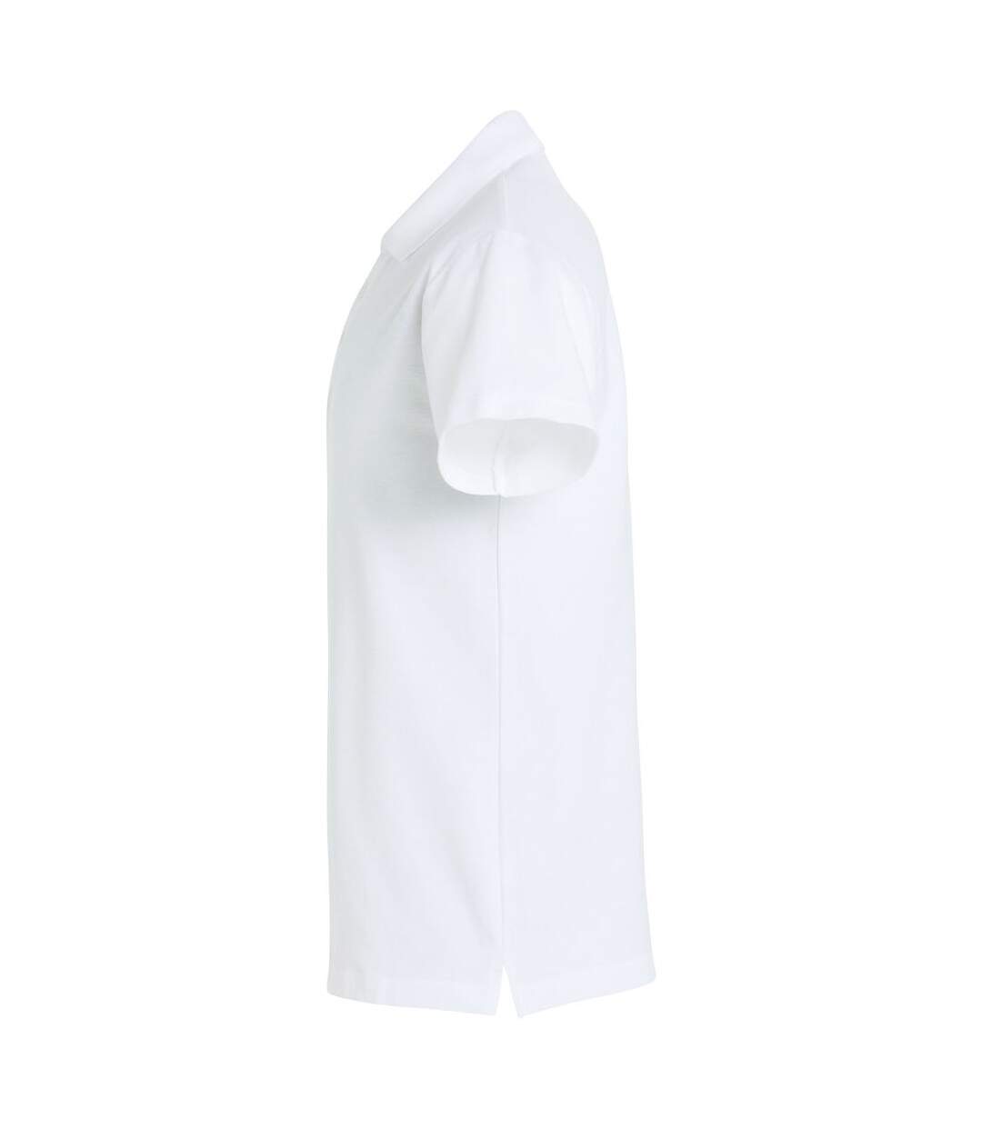 Polo basic homme blanc Clique-3