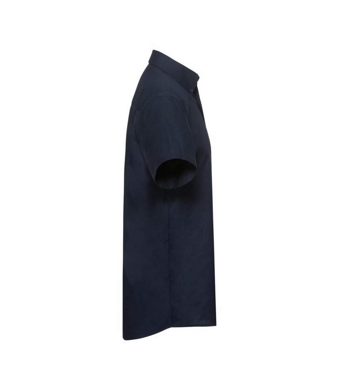 Chemise Manches Courtes Homme Bleu Marine Russell-3