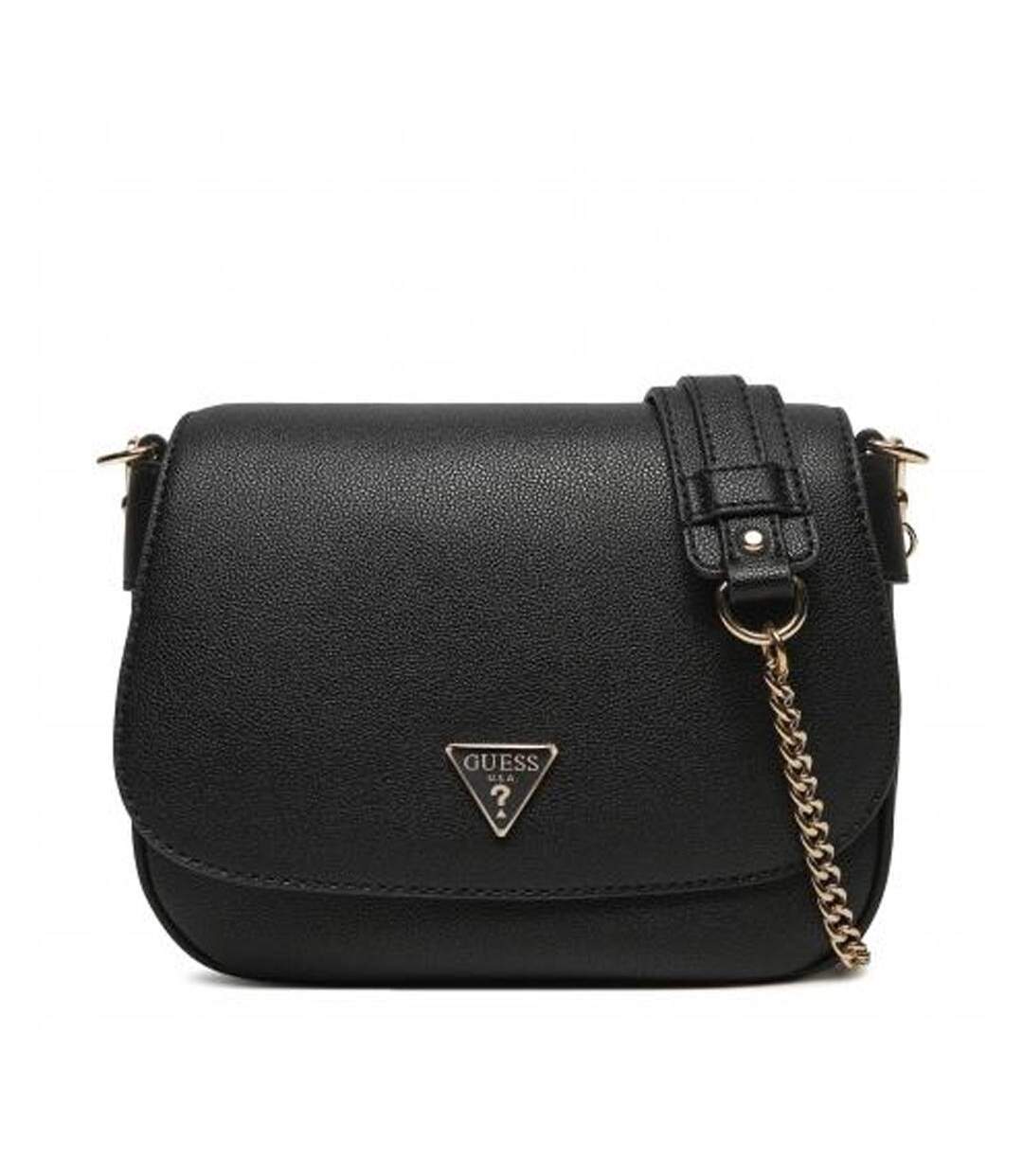 Sac à Bandoulière Noir Femme Guess Fedora - Taille unique-1