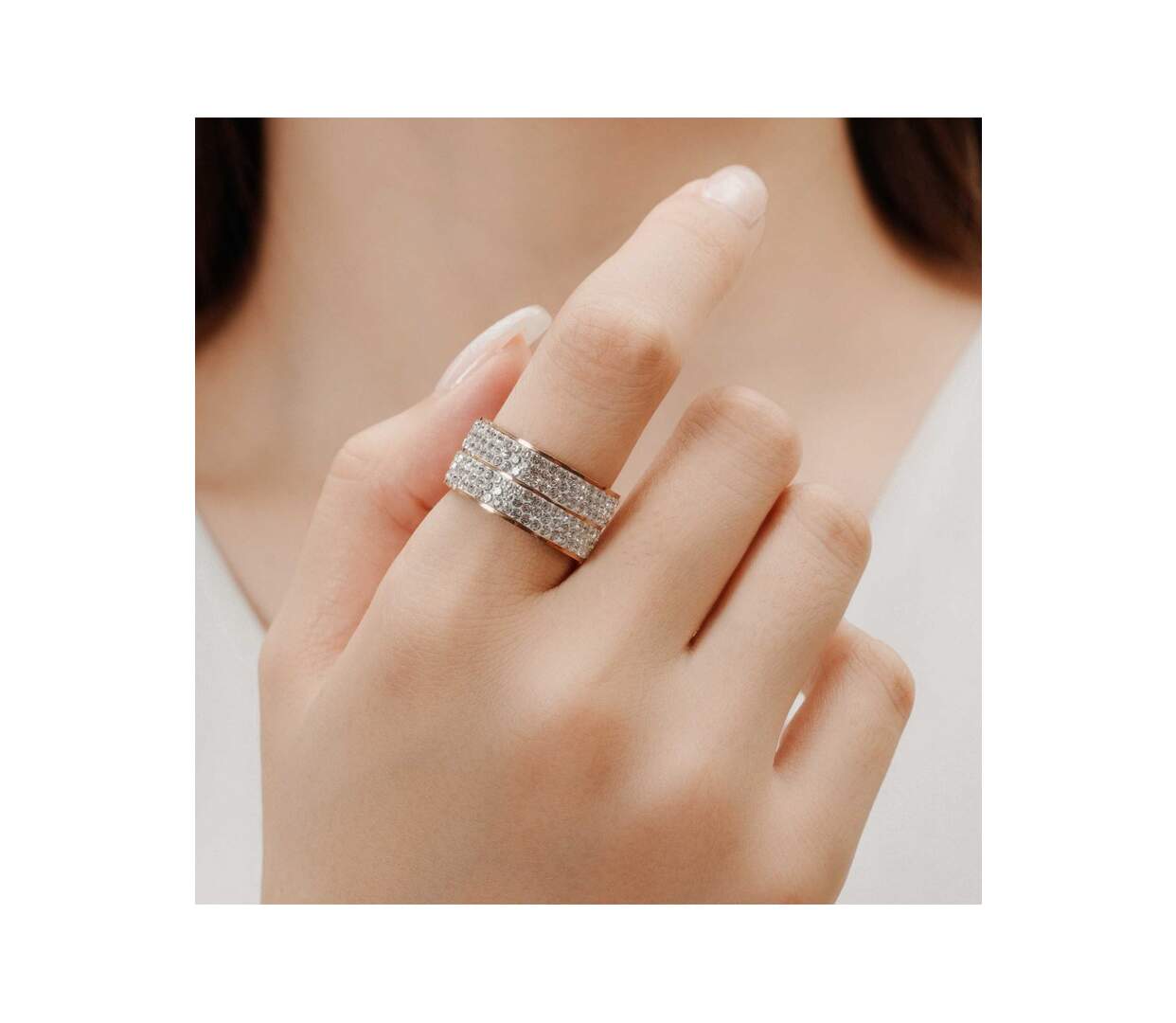 Bague Elodie, Cristal de Bohême-2