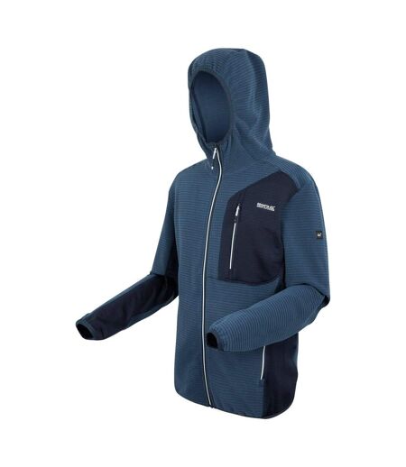Mens Lakewright Full Zip Fleece Jacket Moonlight Denim Navy Regatta