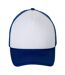 Casquette adulte unisexe blanc/bleu roi SOLS