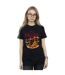 Disney Femme/Les femmes Mulan Mushu Dragon Fire Cotton Boyfriend T-Shirt (Noir) - UTBI18033-2