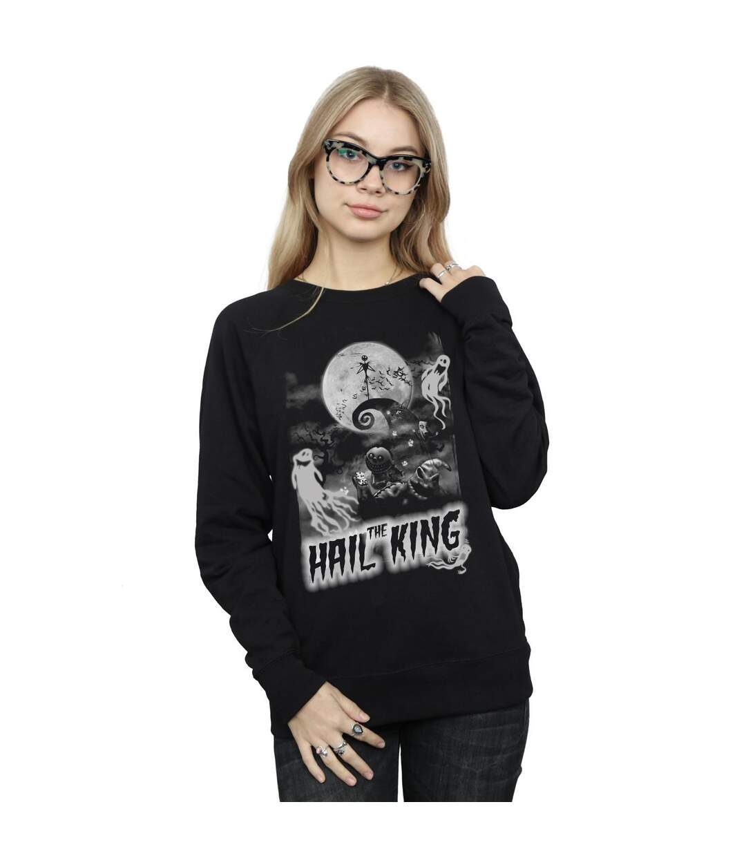 Disney Sweat Womens/Ladies Nightmare Before Christmas Hail The King (Noir) - UTBI31764-2