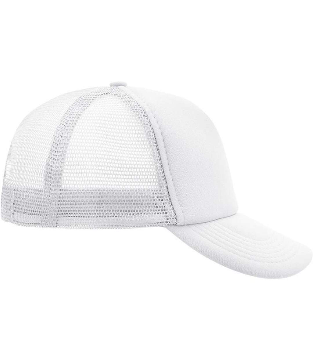 Casquette trucker avec filet style rétro - MB070 - blanc-1