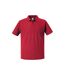 Russell Mens Authentic Pique Polo Shirt (Classic Red)