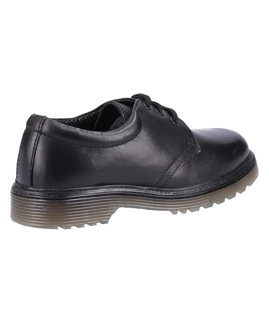 Mens aldershot leather gibson shoes black Amblers-2