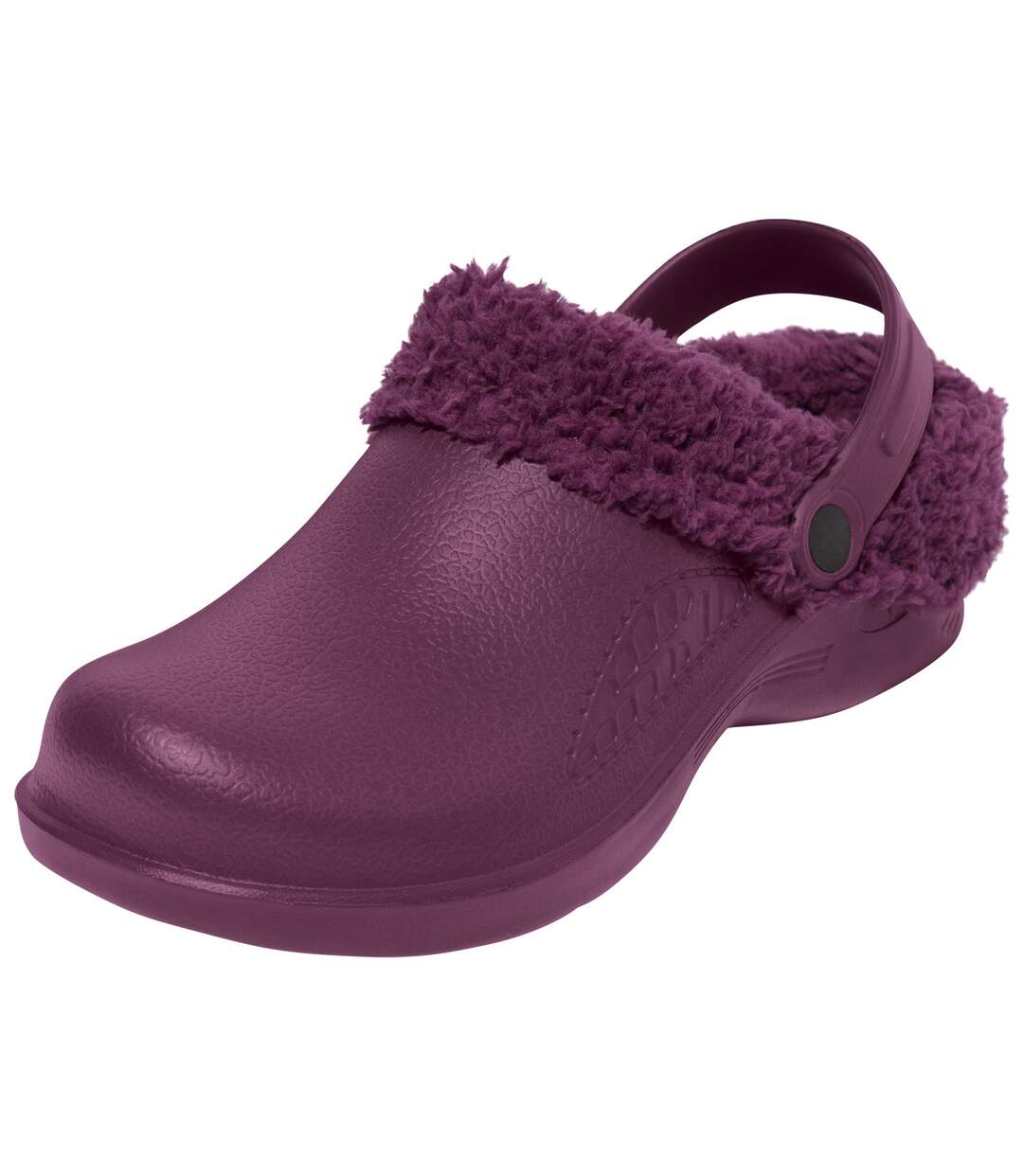 Women's Purple Sherpa-lined Clogs-5