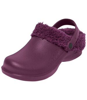 Sabots D'hiver Doublés Fourrure - Chaussons Chauds Unisexe - Semelle EVA Antidérapante - Intérieur/extérieur