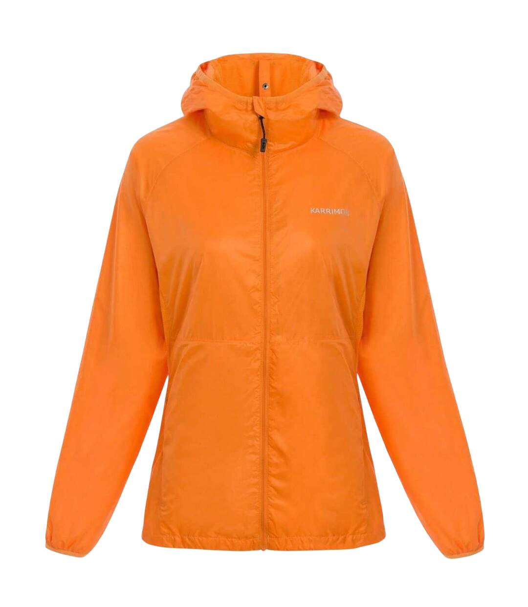 Womens/ladies Outdoor Hooded Jacket Orange Karrimor-1