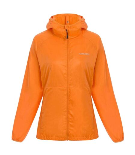 Womens/ladies Outdoor Hooded Jacket Orange Karrimor