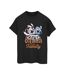 Disney Womens/Ladies Lilo And Stitch Ohana Angel Hug Cotton Boyfriend T-Shirt (Noir) - UTBI30158-1