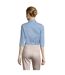 Blouse Femme Bleu Ciel Vif SOLS-3