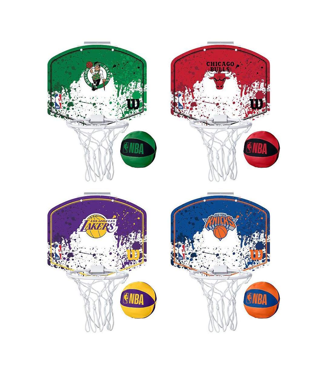 Basketball hoop set one size golden yellow/warrior blue Golden State Warriors-1