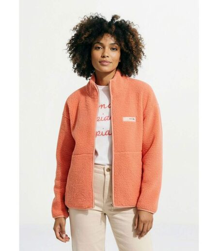 Gilet zippé chaud polaire, col montant