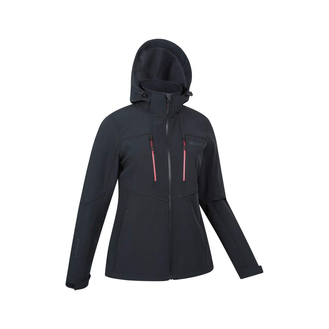 Veste softshell genesis femme noir Mountain Warehouse-3