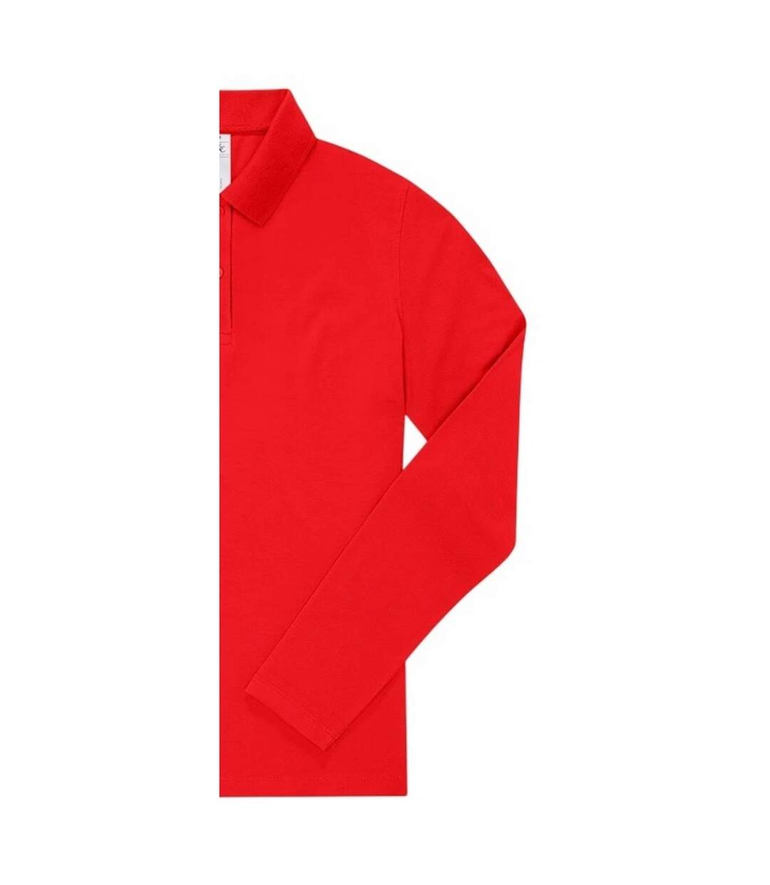 Polo Manches Longues My Polo Femme Rouge B&C-2